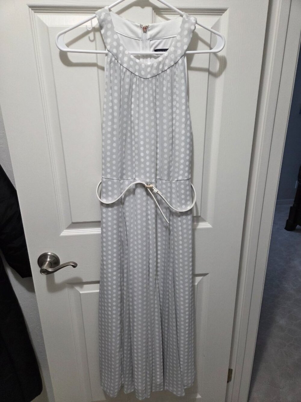 Tommy Hilfiger Belted Chiffon Midi Dress